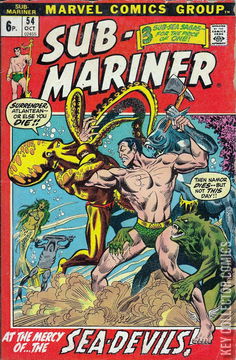 Variant Cover for Sub-Mariner #54