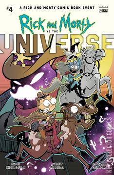 Variant Cover for Rick and Morty vs. the Universe #4