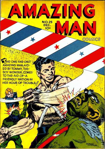 Key Collector Comics - Amazing Man Comics #25