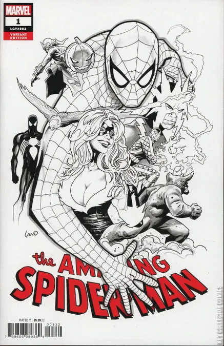 Cover art for Amazing Spider-Man #1 