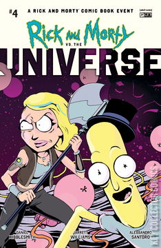 Variant Cover for Rick and Morty vs. the Universe #4