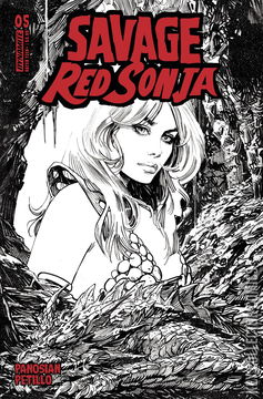Variant Cover for Savage Red Sonja #5