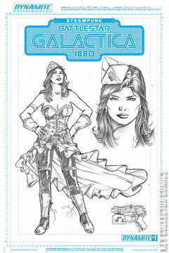 Variant Cover for Battlestar Galactica: Steampunk 1880 #1