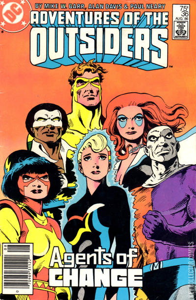 Adventures of the Outsiders #36 Published August 1986