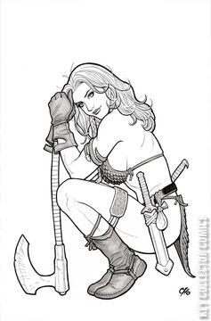 Variant Cover for Savage Red Sonja #1