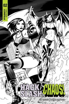 Variant Cover for Hack / Slash vs. Chaos #2