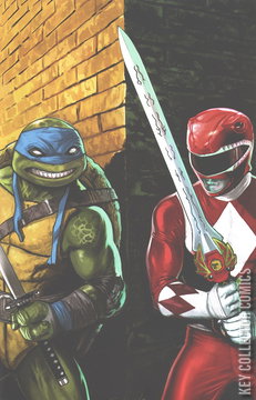 Variant Cover for Mighty Morphin Power Rangers / Teenage Mutant Ninja Turtles #4