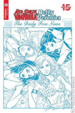 Variant Cover for Red Sonja and Vampirella Meet Betty and Veronica #6