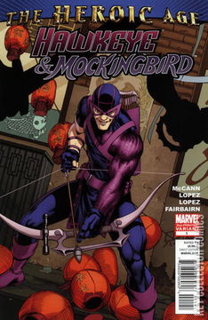 Variant Cover for Hawkeye and Mockingbird #1