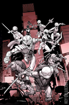 Variant Cover for Mighty Morphin Power Rangers / Teenage Mutant Ninja Turtles #1