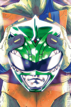 Variant Cover for Mighty Morphin Power Rangers / Teenage Mutant Ninja Turtles #2