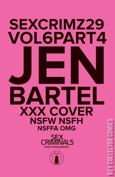 Variant Cover for Sex Criminals #29