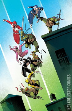 Variant Cover for Mighty Morphin Power Rangers / Teenage Mutant Ninja Turtles #3
