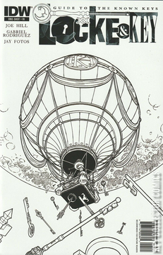 Variant Cover for Locke and Key: Guide to the Known Keys #1