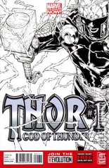 Variant Cover for Thor: God of Thunder #1