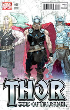 Variant Cover for Thor: God of Thunder #1