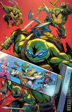 Variant Cover for Mighty Morphin Power Rangers / Teenage Mutant Ninja Turtles #4