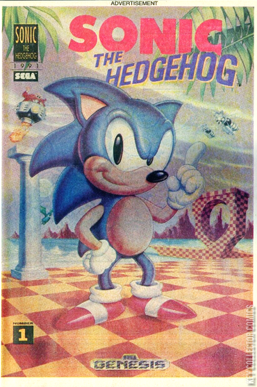 Sonic the Hedgehog (1991 Sega) 1NEWSPRINT CGC 9.8