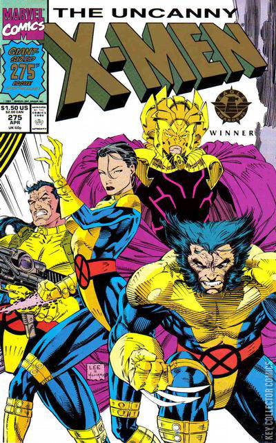 Uncanny X-Men #275 2nd Print Published April 1991 | Ke