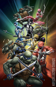 Variant Cover for Mighty Morphin Power Rangers / Teenage Mutant Ninja Turtles #1
