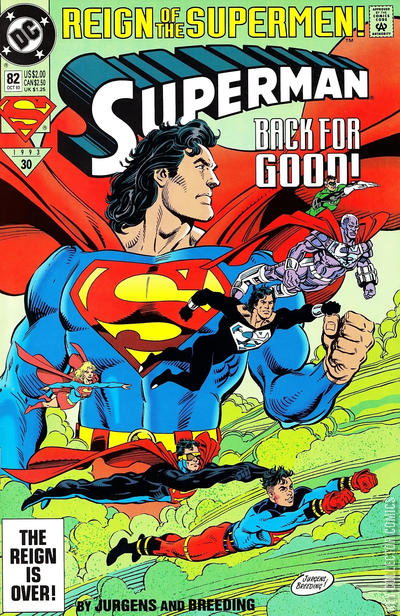 Superman #82 Published October 1993 | Key Collector Comics