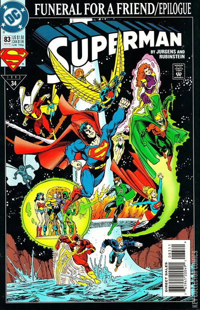 Superman #83 Published November 1993 | Key Collector Comics