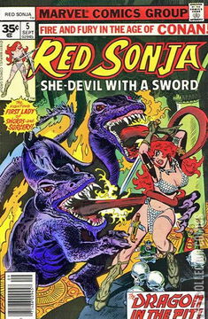 Variant Cover for Red Sonja #5
