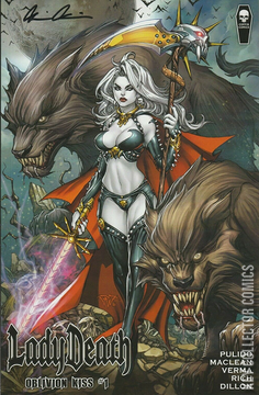 Variant Cover for Lady Death: Oblivion Kiss #1