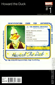 Variant Cover for Howard the Duck #1