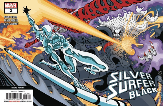 Variant Cover for Silver Surfer: Black #2