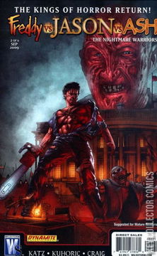 Variant Cover for Freddy vs Jason vs Ash: Nightmare Warriors #2