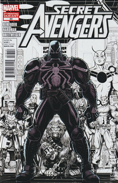 Variant Cover for Secret Avengers #23