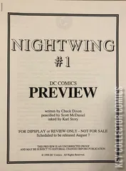 Cover for Nightwing #1