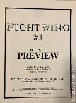 Variant Cover for Nightwing #1