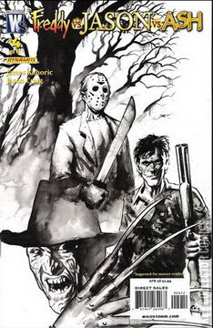 Variant Cover for Freddy vs Jason vs Ash #4
