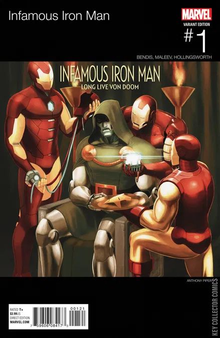Cover art for Infamous Iron Man #1 