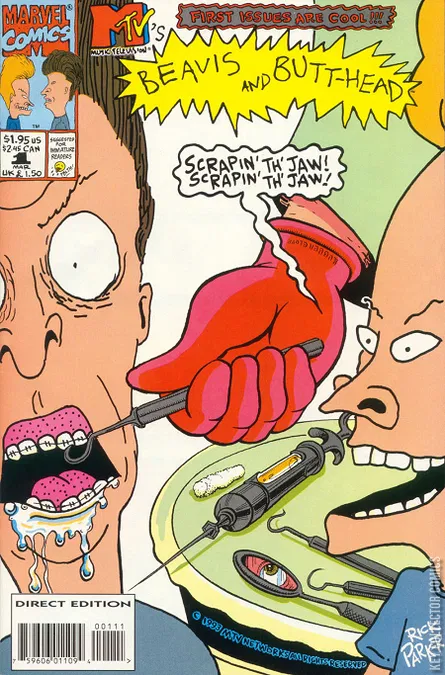 Cover art for Beavis and Butt-Head #1 