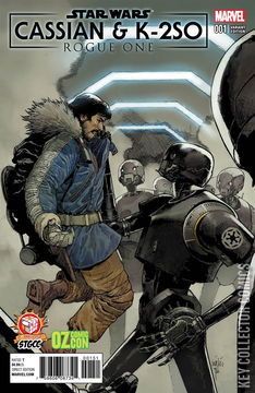 Variant Cover for Star Wars Rogue One: Cassian and K-2SO #1