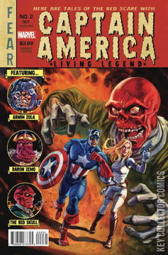 Variant Cover for Captain America: Living Legend #2