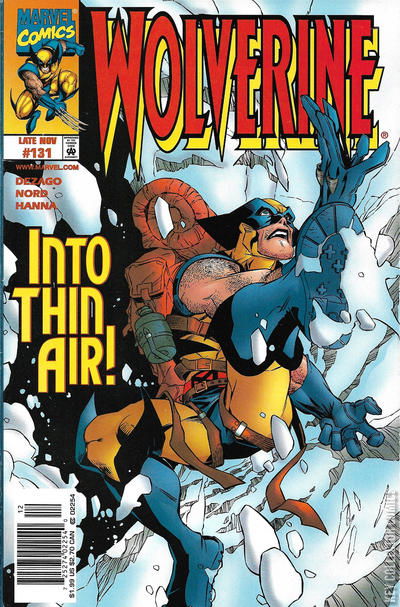 Wolverine #131 Newsstand Published November 1998 | Key