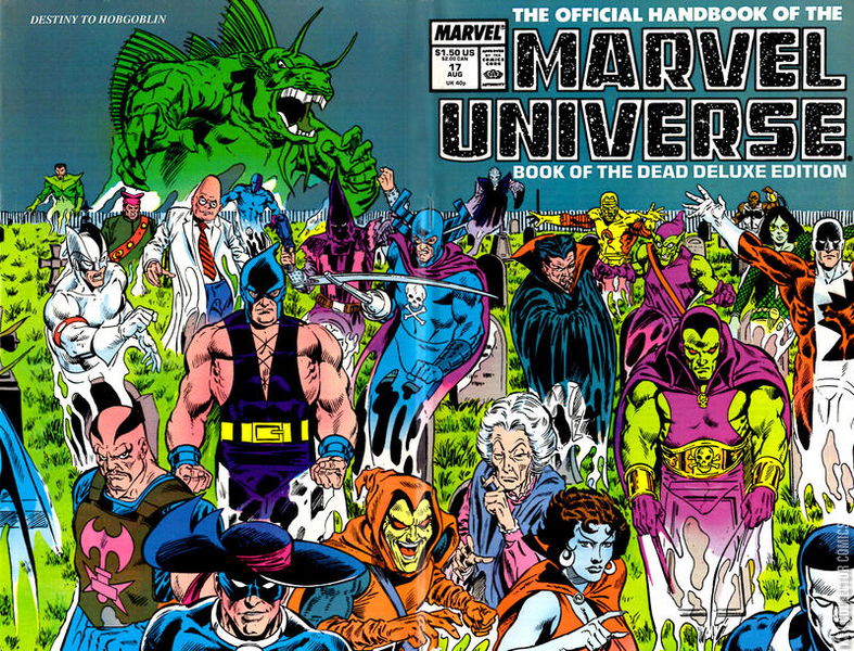 Comic Book Collecting, Starfox … Official Handbook of the Marvel Universe