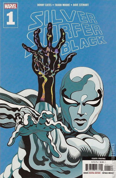 Silver Surfer: Black #1 4th Print Published August 201