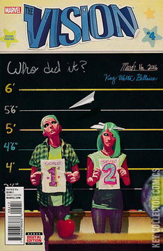 Variant Cover for The Vision #4