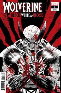 Variant Cover for Wolverine: Black, White & Blood #1