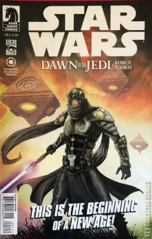 Cover art for Star Wars: Dawn of the Jedi - Force Storm #1 