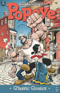 Variant Cover for Popeye Classic Comics #30