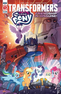 Variant Cover for My Little Pony / Transformers #1