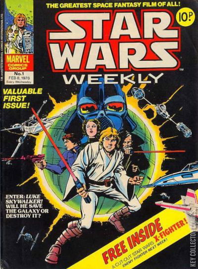 Star Wars Weekly #1 Published February 1978 | Key Colle