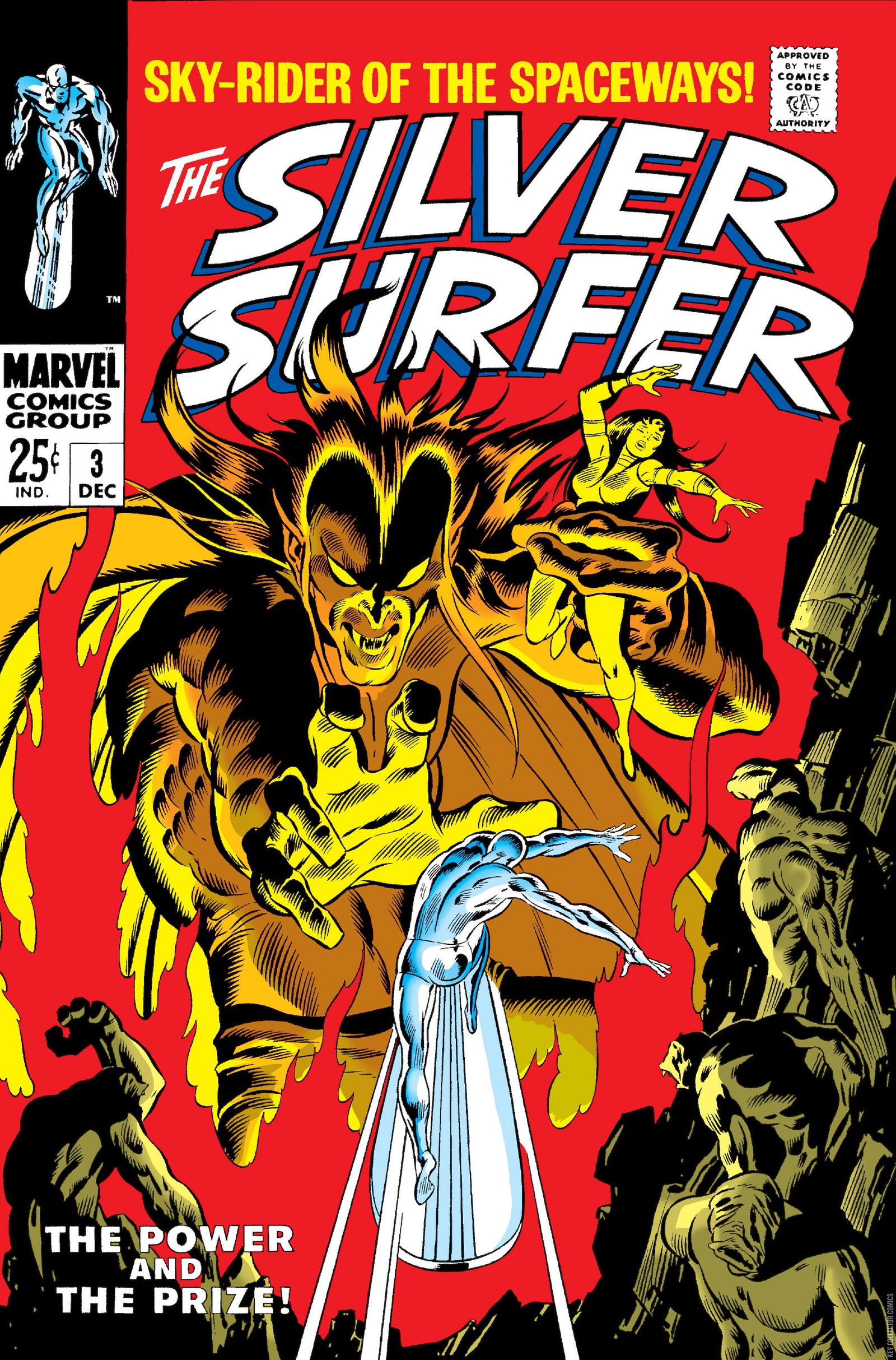 Silver Surfer #3 Published December 1968 | Key Collecto