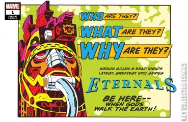 Variant Cover for Eternals #1